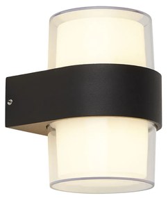 Applique Pittsburgh Alluminio Bianco Policarbonato Nero Led 7,09W 3000K