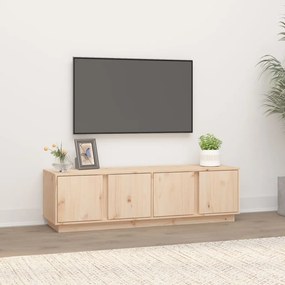 Mobile Porta Tv 140x40x40 Cm İn Legno Massello Di Pino /