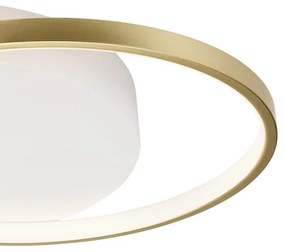 Plafoniera dimmerabile BENITO LED/31W/230V 3000-6500K bianco/oro