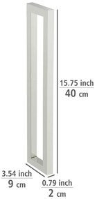 Porta asciugamani a parete in acciaio inox Reitani - Wenko