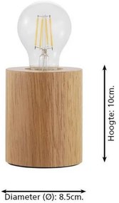 Eglo 901173 - Lampada da tavolo TURIALDO 1xE27/28W/230V