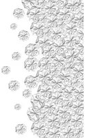 Wandbild Florigami von Rebel Walls - Monochrome 1