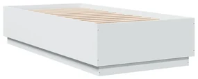 Giroletto con luci led bianco 90x200 cm in legno multistrato