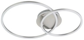 Plafoniera LED Palmaves 3, argento55 cm, luce naturale dimmerabile EGLO