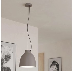 Eglo 900159 - Lampadario a sospensione con filo CAMASCA 1xE27/40W/230V grigio