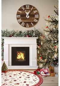 Tappeto rotondo rosso natalizio in misto cotone ø 200 cm Toy's Delight Red Christmas - Villeroy&amp;Boch