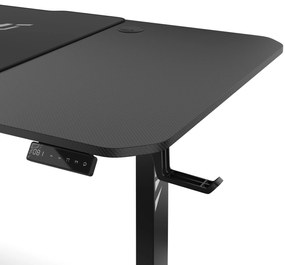 Scrivania Regolabile in Altezza Diablo X-Tensio 1600 Nero