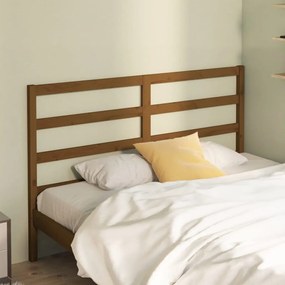 Testiera Per Letto Ambra 156x4x100 Cm İn Legno Massello Di Pino /
