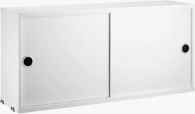Armadietto con ante scorrevoli String System, larg. 78 x prof. 20 cm