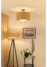 Brilagi - Lampadario OREGON ROLLER VEGE 1xE27/15W/230V Ø45 cm beige