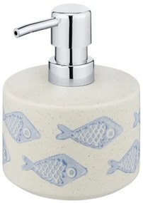 WENKO 24311100 - Dispenser per sapone AQUAMARIN 475 ml beige