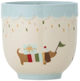 Tazza per bambini blu e color crema in gres 150 ml Celebrate – Bloomingville Mini