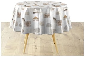 Tovaglia lavabile ø 160 cm Delicia - douceur d'intérieur