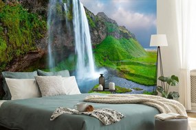 Carta da parati – Cascata maestosa in Islanda