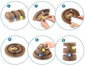 Nobleza - tiragraffi 3in1 marrone