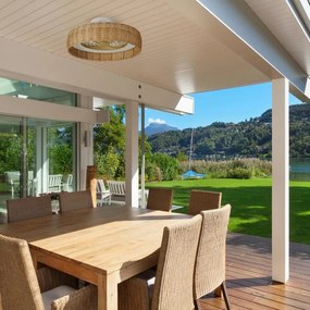 Ventilatore da soffitto Kilimanjaro trasparente, D. 58 cm MANTRA