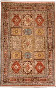Cashmere Silk Tappeto 170x250 Beige (Indian) Annodato A Mano