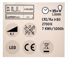 Lampadina LED dimmerabile GU10/7W/230V 2700K - Paulmann 28753