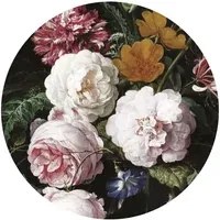 KEK Amsterdam Carta da parati panoramica Golden Age Flowers 1 Circle - M - 1.9m
