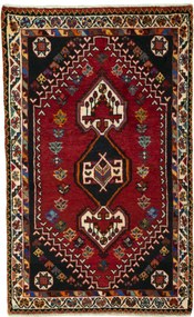 Shiraz Tappeto persiano 140x90 Rosso (Iran) Annodato A Mano