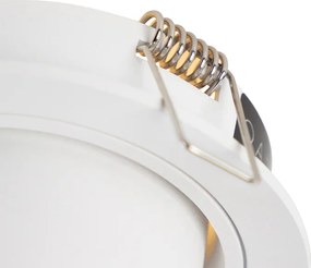 Faretto da incasso smart bianco inclinabile con WiFi GU10 - Installa