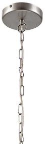 Lampadario a sospensione con catena GINA 5xE27/60W/230V cromo