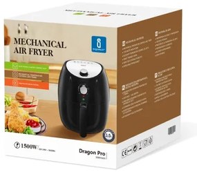 Aigostar - Friggitrice a d'aria 1500W/230V 3,5l nero