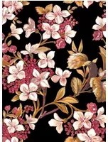 Coordonne Carta da parati Flowery - Black