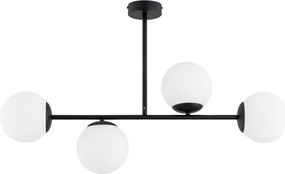 Lampadario a stelo GLORIS 4xE14/10W/230V nero