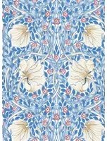 Morris & Co Carta da parati Simply Pimpernel - Woad