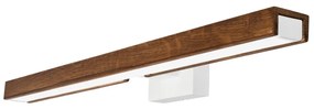 Brilagi-Illuminazione a LED per specchi da bagno WOODY MIRROR LED/12W/230V IP44 quercia/bianco