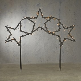 Faretto natalizio stelle con LED, 8 impostazioni e timer - Rudolph