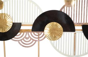 Appendiabiti da parete in oro e nero Art - Mauro Ferretti