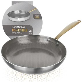 Padella 28 cm triplo strato Tri Ply - Gold
