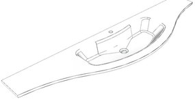 Lavabo a incasso rettangolare Jolly H 20 cm in resina bianco