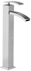 Miscelatore lavabo tipo alto Jacuzzi | rubinetteria Glint ottone cromato per piletta clic clack 0IQ00493JA00