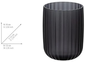 WENKO 24489100 - Bicchiere AGROPOLI 7,5x10 cm grigio