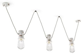 3-light suspension lamp - C1742 - Urban Collection - Ferroluce Retrò