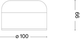 Ideal Lux MIGNON LED/5W/5V lampada da tavolo touch pr. 10 cm CRI 90 nera
