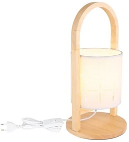 Globo 21506W - Lampada da tavolo NINJA 1xE14/40W/230V bianco