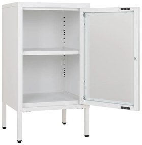 Vetrina in metallo bianco 38x70 cm Dalby - House Nordic
