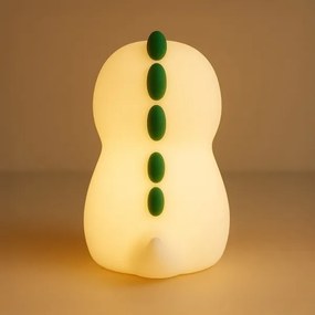 Lampada da notte ricaricabile per bambini DINO LED RGBW dimmerabile, 1W/5V, 1200 mAh