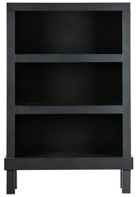 Libreria in legno di pino nero 107x160 cm Bonk - Basiclabel