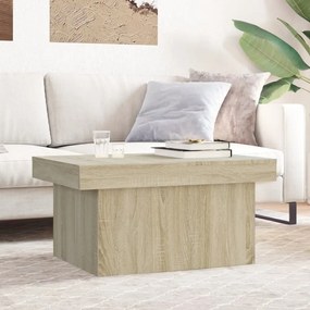 Tavolino Da Salotto Rovere Sonoma 80x55x40 Cm Legno Multistrato /