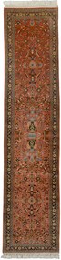 Sarouk Tappeto persiano 90 x 400 Marrone (Iran) Annodato A Mano