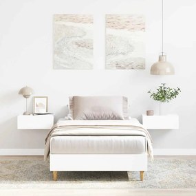 Giroletto Senza Materasso Bianco 75x190 Cm İn Legno Multistrato /