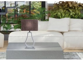 Lampada da tavolo FEMO 1xE14/40W/230V grigio/marrone