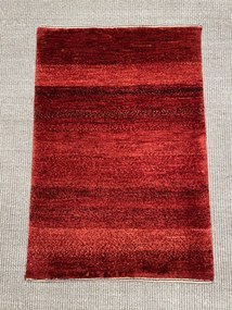 Loribaft Tappeto 80x60 Rosso (Iran) Annodato A Mano