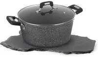 Casseruola New Petra Dark da 28 cm, con coperchio