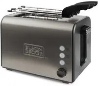 Black+Decker Tostafette con pinze acciaio 900W